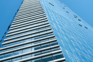 Gigantic skyscrapers from below