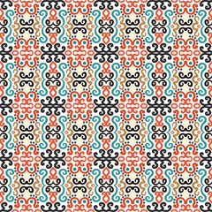 Bright Curly Pattern