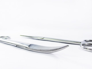 Medical background on white -concept.