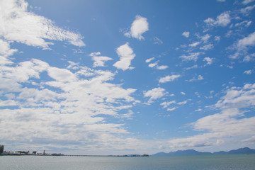 Sea Sky and Cloud