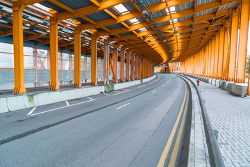 moving fast in tunnel