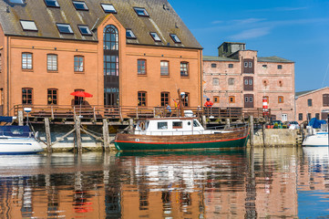 Hafen in Orth auf Fehmarn