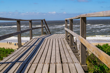 Brücke ins Meer Nordsee Sylt