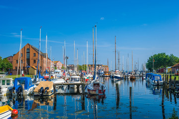 Hafen in Orth auf Fehmarn