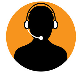 Call Center Man Icon