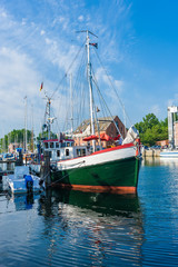 Hafen in Orth auf Fehmarn