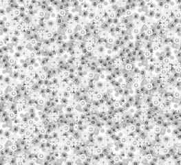 white flowers pattern