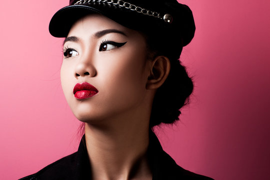 Beautiful Asian model