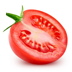 Tomato isolated on white