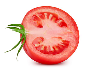 Tomato isolated on white