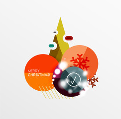 Obraz premium Christmas Sale Paper Stickers
