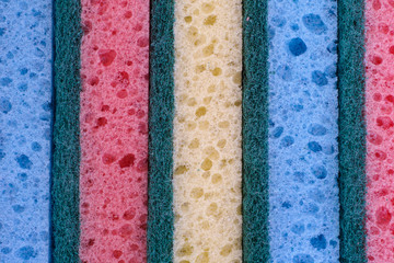 Colored sponge texture background