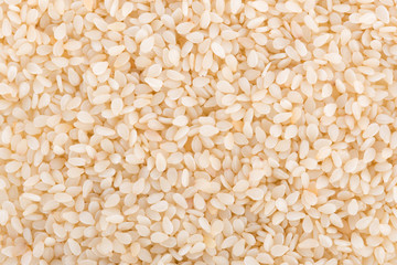 white sesame seeds background