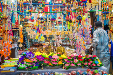 Souvenir in gift shops at Little India, Singapore