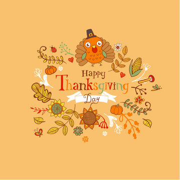 Thanksgiving greeting card