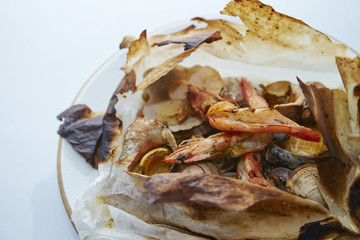 Grilled seafood 