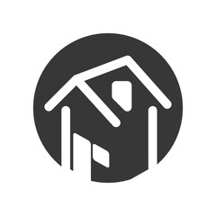 house real estate tag vector illustration design