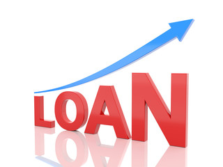 Loan concept - 3D Rendering Image