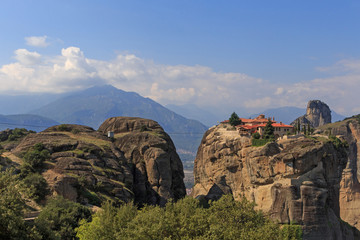 Fototapeta na wymiar Monastery of the Holy Trinity in Meteora, Greece