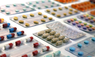 A variety of tablets and capsules