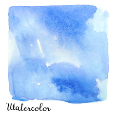 Watercolor square
