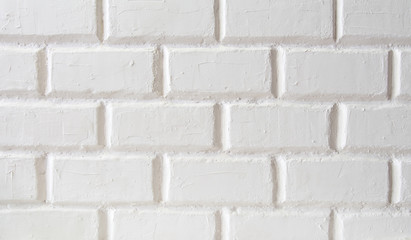 White old brick wall, rustic style