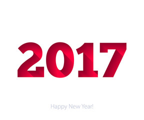 Happy New Year 2017 background.