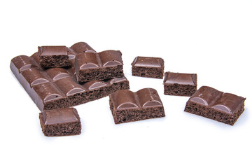 pieces of chocolate 