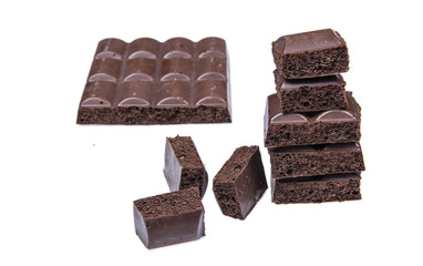 pieces of chocolate 
