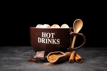 Cup of hot chocolate