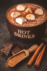 Cup of hot chocolate