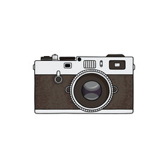 Retro camera illustration.