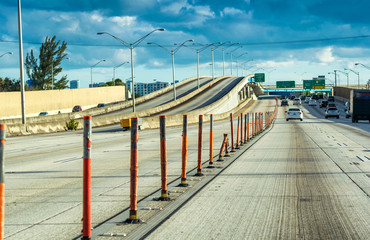 Main roads of Miami, Florida