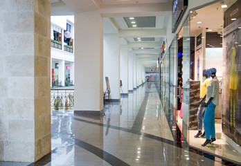 Shopping mall interior