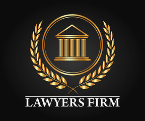 Luxury Lawyer Firm and Lawyer Company Logo Vector Design