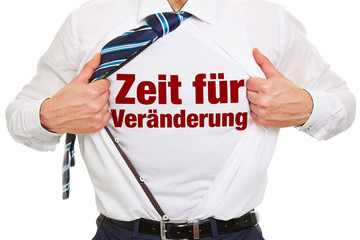 Zeit für Veränderung