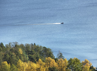 Lake Pyhajarvi in Tampere. Finland