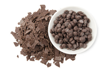 Raspelschokolade und Schokodrops