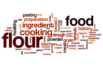 Flour word cloud