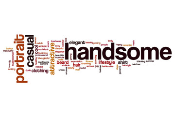 Handsome word cloud