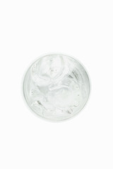 cool water in glass