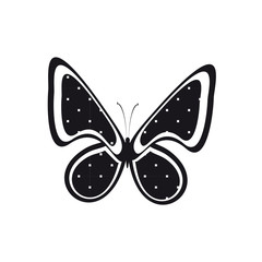 beautiful butterflies, isolated on a white