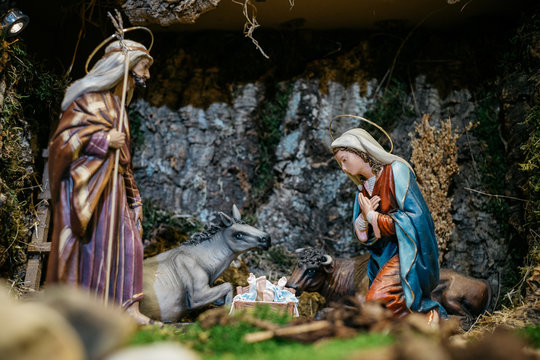 Bible diorama.