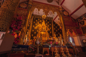 Fototapeta na wymiar Beautiful temple thailand