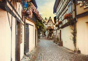 Obraz premium Beautiful view of old town in Europe