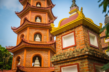 Fototapeta na wymiar Tran Quoc pagoda Vietnam