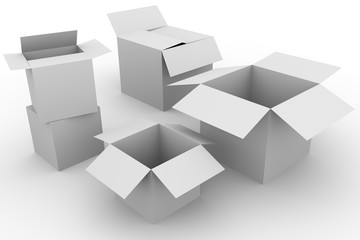 cardboard boxes for shipping goods