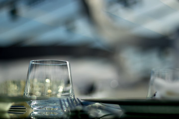 Party Setting with Bokeh Background