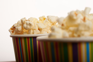 popcorn in paper cup