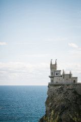 The castle Swallow's Nest on the rock, Crimea